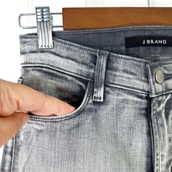 J Brand Faded Gray "Intent" Skinny Jeans Sz 25 - Picture 2 of 14